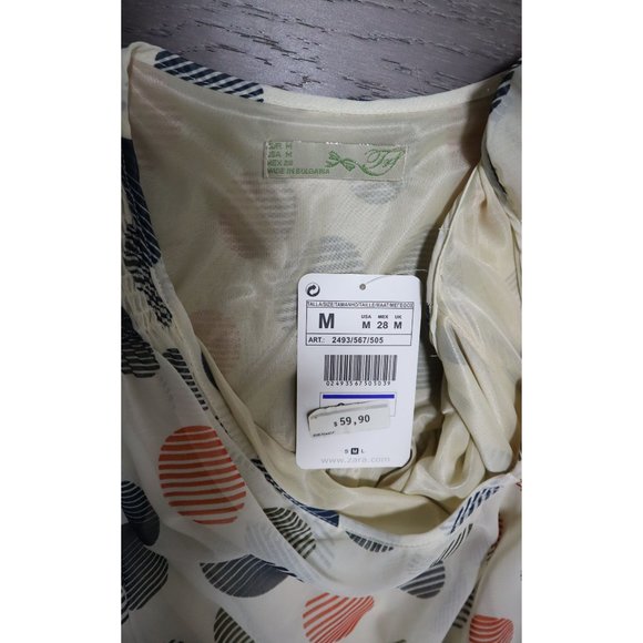 Zara Polka Dot Retro Fun Dress NWT Medium - Picture 9 of 9